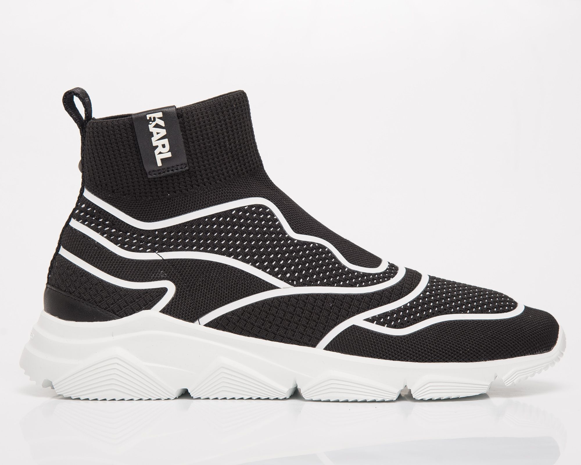 Karl Lagerfeld Verge Guardo Mid Sock | KL51645-KX0 | Juoda