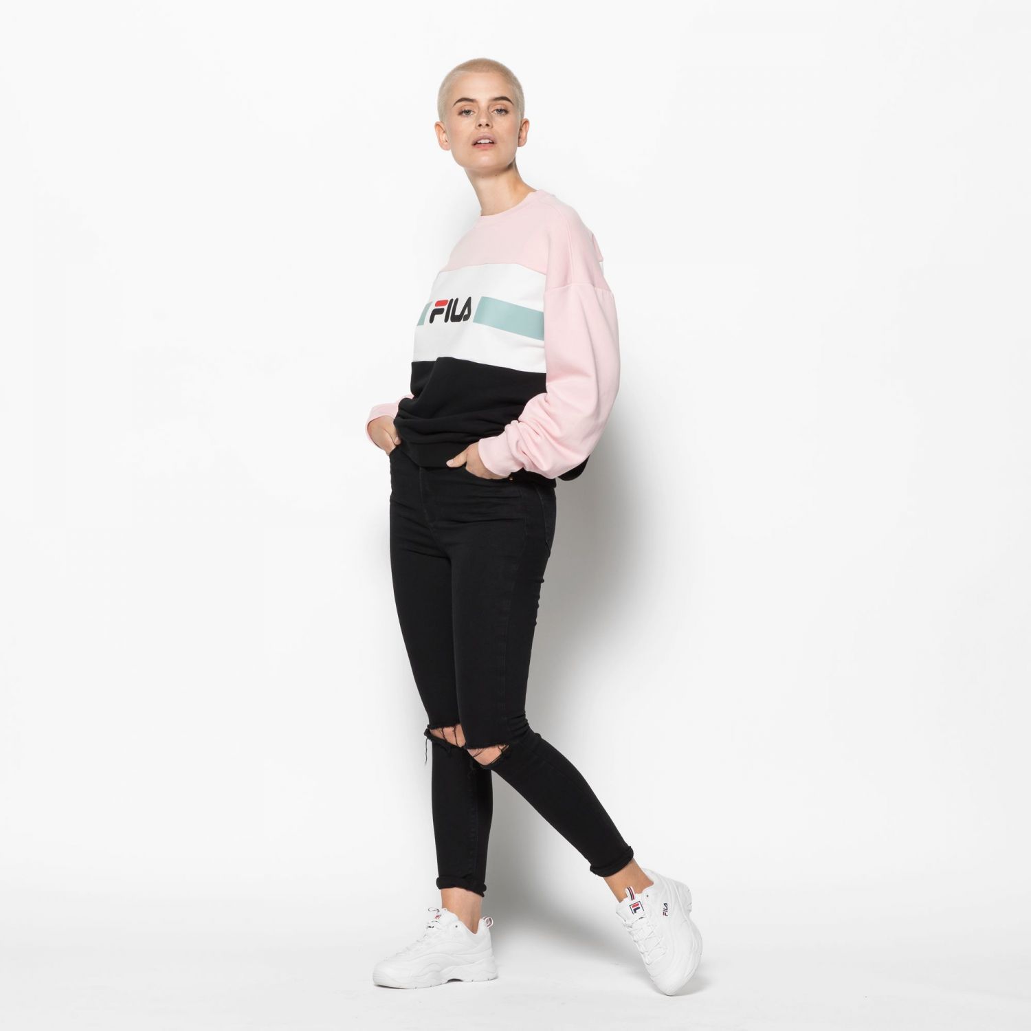 Fila Wmns Angela Sweat d emperis 682344 A166 SIL