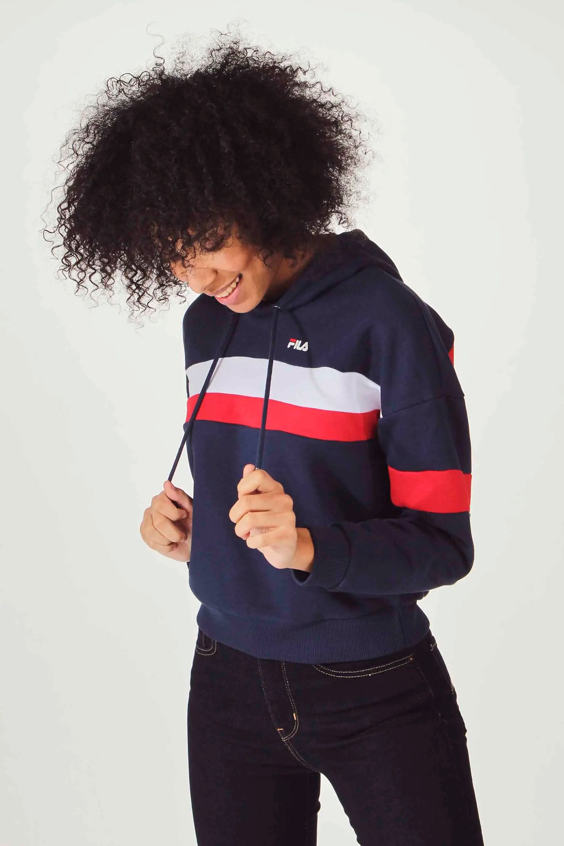Fila Wmns Ella Hoodie 687079 K14 SIL