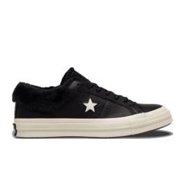 Converse one star street warmer leather low on sale top