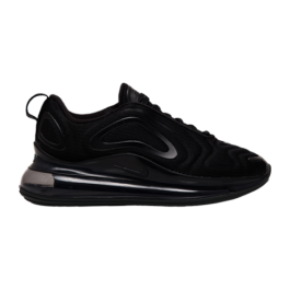 Nike Air Max 720 GS Triple Black AQ3196 006 SIL