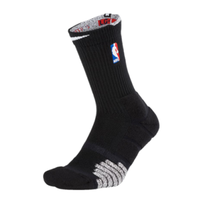 Kojinės Vaikams Nike NBA Grip Quick Crew kojinės SX5991-010 Balta Juoda