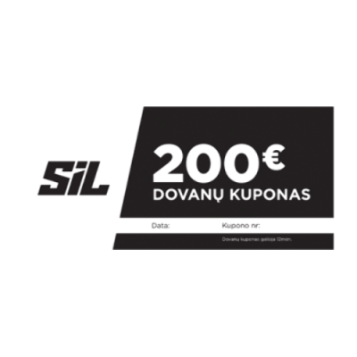 Dovanų Kuponai Vyrams Dovanų kuponas 200 Eur GIFT200