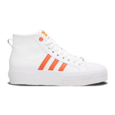 Laisvalaikio Batai Adidas Originals adidas Originals Wmns Nizza Platform Mid Vegan GY1897 Balta
