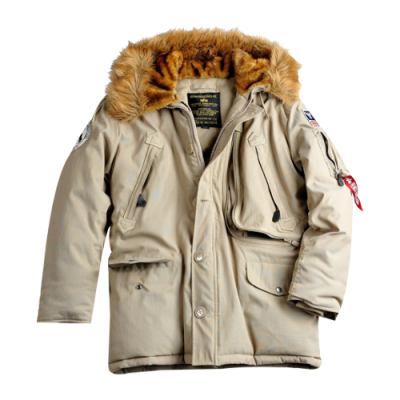 Striukės Vyrams Alpha Industries Polar striukė 123144-24 Rusvai Gelsvas
