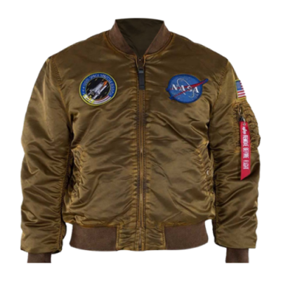 Striukės Alpha Industries Alpha Industries MA-1 VF NASA striukė 128115-622 Žalias