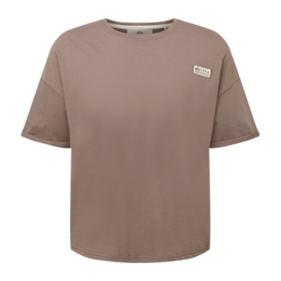 Marškinėliai Alpha Industries Alpha Industries Organics OS Roll-Up SS laisvalaikio marškinėliai 118532-628 Pilka