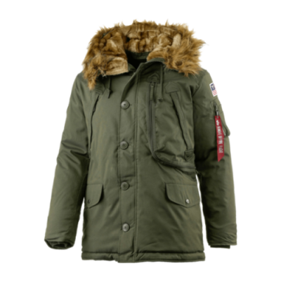 Striukės Alpha Industries Alpha Industries Polar striukė 123144-257 Žalias