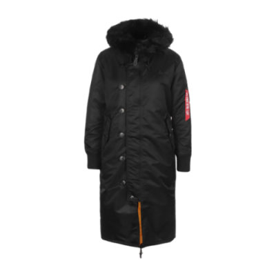 Striukės Alpha Industries Alpha Industries Wmns Long Fishtail striukė 198013-03 Juoda
