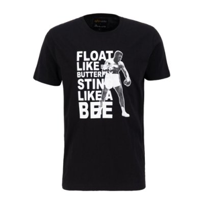Marškinėliai Alpha Industries Alpha Industries x Muhammad Ali Butterfly laisvalaikio marškinėliai 136519-03 Juoda