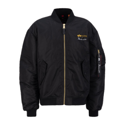 Striukės Alpha Industries Alpha Industries x Muhammad Ali MA-1 Bomber striukė 136138-03 Juoda