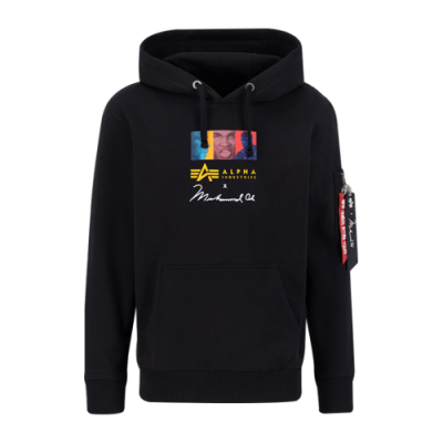 Džemperiai Alpha Industries Alpha Industries x Muhammad Ali Pop Art Hoodie džemperis 136340-03 Juoda