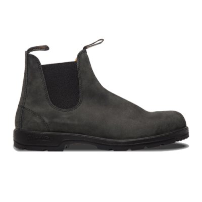 Sezoniniai Batai Blundstone Blundstone 587 Unisex Leather Chelsea Rustic Black 587-BLCK Juoda