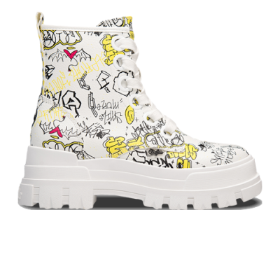 Sezoniniai Batai Buffalo Buffalo Wmns Aspha Lace Up Vegan 1622246-WHT Balta