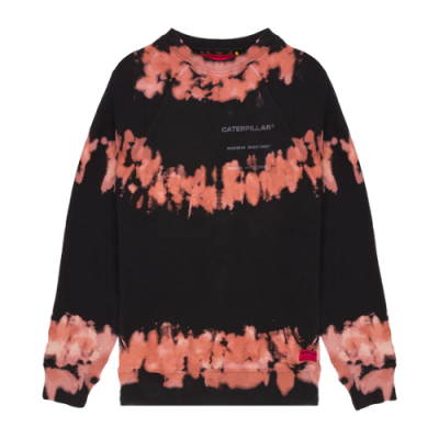 Džemperiai Cat CAT Washed Crewneck džemperis 2910508-RED Daugiaspalvis