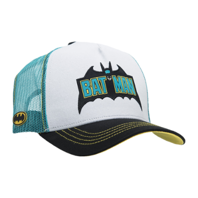 Kepurės Capslab CapsLab DC Batman Trucker kepurė CLDC51CAS-LOG2 Balta
