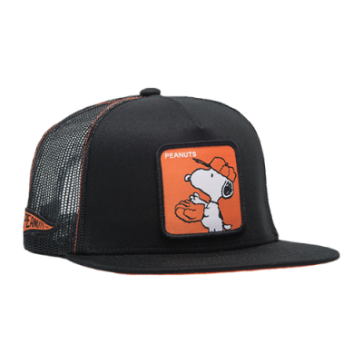 Kepurės Capslab CapsLab Peanuts Snoopy Trucker kepurė CLPEA31CASF-BA1 Juoda