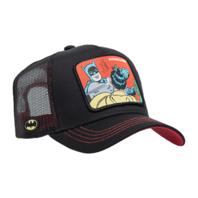 Kepurės Capslab CapsLab DC Batman Robin Comics Trucker kepurė CLDC21-MEM2 Juoda
