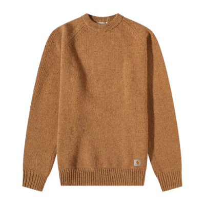 Megztiniai Vyrams Carhartt WIP Anglistic Knit megztinis I010977-15UXX Ruda