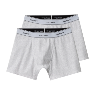 Apatiniai Vyrams Carhartt WIP Logo trumpikės (2vnt) I029375-1FWXX Pilka