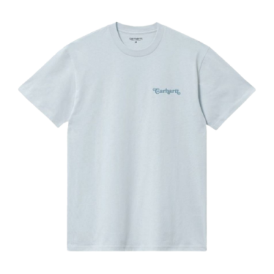 Marškinėliai Carhartt Carhartt WIP Fez laisvalaikio marškinėliai I032077-1D4XX Žydra