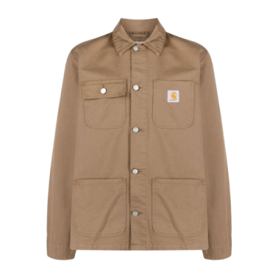 Striukės Carhartt Carhartt WIP Garment Dyed Michigan plona striukė I024849-1CMGD Ruda