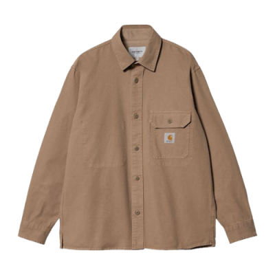 Marškiniai Vyrams Carhartt WIP Reno Shirt plona striukė I031447-1CMGD Rusvai Gelsvas
