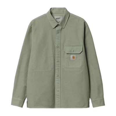 Marškiniai Vyrams Carhartt WIP Reno Shirt plona striukė I031447-1CTGD Žalias