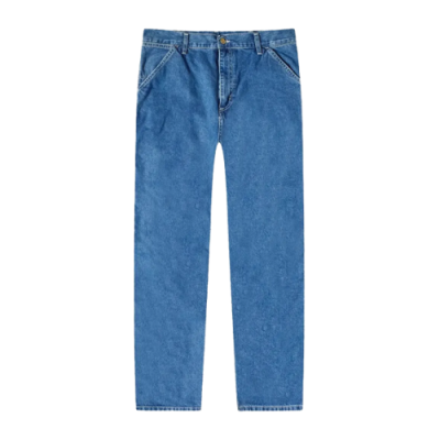 Kelnės Vyrams Carhartt WIP Simple džinsai I022947-0106 Mėlyna