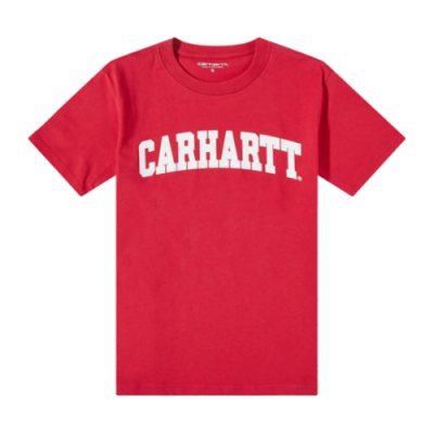Marškinėliai Carhartt Carhartt WIP University SS laisvalaikio marškinėliai I028990-0PLXX Raudona