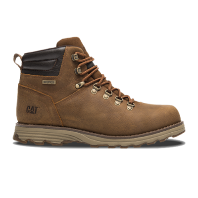 Sezoniniai Batai Cat CAT Sire Mid Waterproof P720692-BRWN Ruda