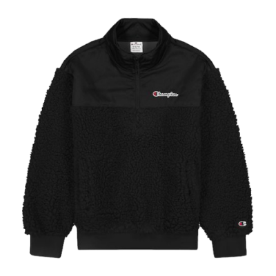 Džemperiai Champion Champion Polar Half Zip džemperis 218093-KK001 Juoda