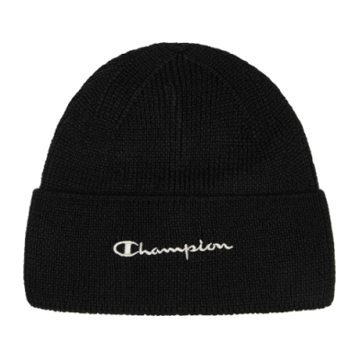 Kepurės Champion Champion Script Logo žieminė kepurė 805668-KK001 Juoda