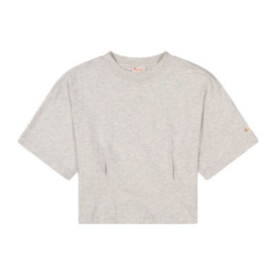 Marškinėliai Moterims Champion Wmns Small Logo SS laisvalaikio marškinėliai 115650-EM004 Pilka