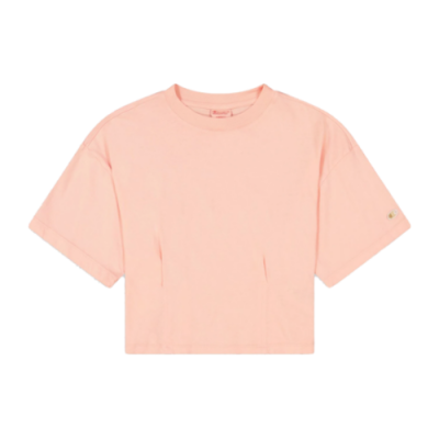 Marškinėliai Moterims Champion Wmns Small Logo SS laisvalaikio marškinėliai 115650-PS164 Rožinis