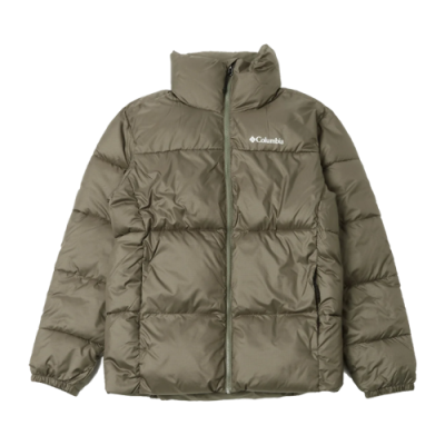 Striukės Vyrams Columbia Puffect II Puffer striukė WX9488-397 Žalias