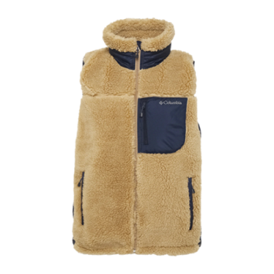 Liemenės Moterims Columbia Wmns Mountainside Sherpa Fleece liemenė AP1561-214 Rusvai Gelsvas