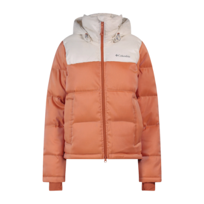 Striukės Moterims Columbia Wmns Bulo Point Insulated Hooded Puffer striukė WL3438-191 Oranžinė