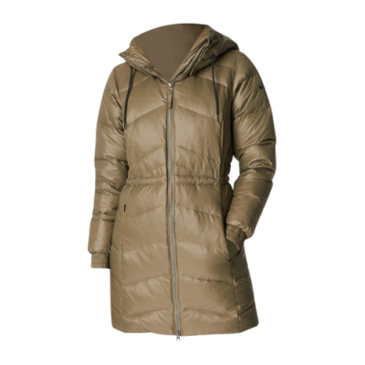 Striukės Moterims Columbia Wmns Icy Heights II Hooded Down Mid striukė WP6316-397 Žalias