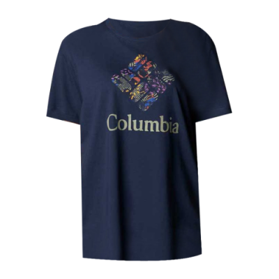 Marškinėliai Moterims Columbia Wmns Park Relaxed laisvalaikio marškinėliai EL2373-672 Mėlyna