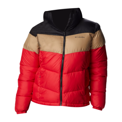 Striukės Moterims Columbia Wmns Puffect Color Blocked striukė WL9725-658 Raudona