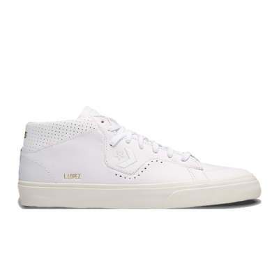 Riedlentininkų Batai Converse Converse Unisex Louie Lopez PRO Mid A05090C-102 Balta Pilka