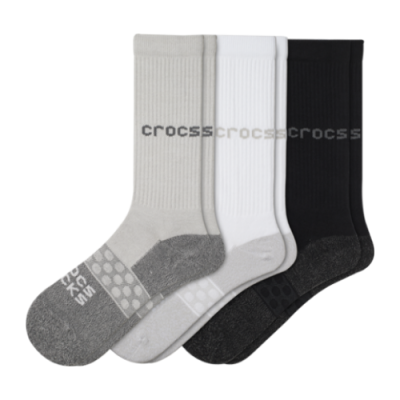 Kojinės Crocs Crocs Solid Crew kojinės (3 poros) 207789-90H Daugiaspalvis