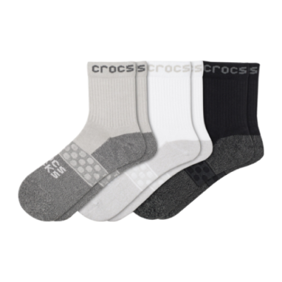 Kojinės Crocs Crocs Solid Logo kojinės (3 poros) 207791-90H Balta