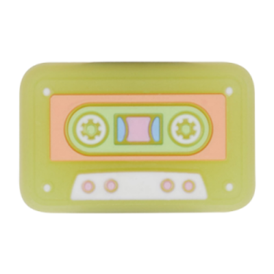 Kiti Moterims Crocs Jibbitz Cassette Tape ženkliukas G0586102-MU Geltona