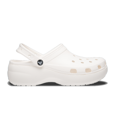 Basutės Crocs Crocs Wmns Classic Platform Clog 206750-100 Balta