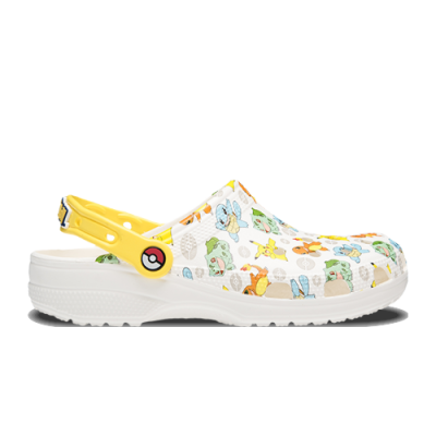 Šlepetės Moterims Crocs Unisex Classic Pokemon 207765-94S Balta