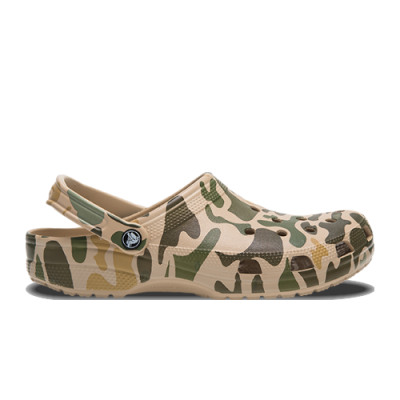 Sandalai Crocs Crocs Unisex Classic Printed Camo Clog 206454-2Y6 Ruda Žalias