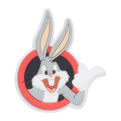 Batų Raišteliai Moterims Crocs Jibbitz Looney Tunes Bugs Bunny ženkliukas G0662100-MU Daugiaspalvis