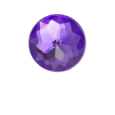 Batų Raišteliai Vyrams Crocs Jibbitz Sparkly Purple Cirkcle ženkliukas G0732700-MU Violetinė